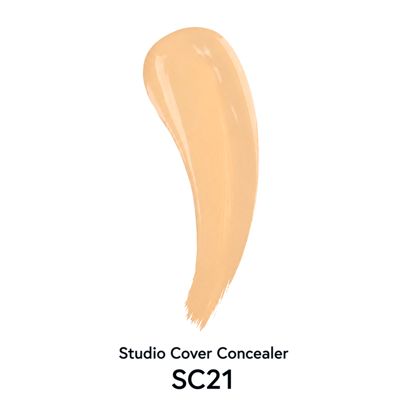 Sydoni Skincare and Beauty SYDONI STUDIO COVER SOFT MATTE LIQUID CONCEALER – Flawless Coverage, Seamless Finish 0.35 OZ. Liquid Concealer White Smoke SC21-Warm Neutral