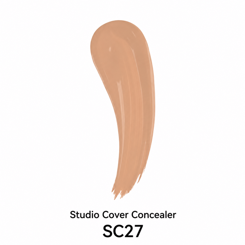 Sydoni Skincare and Beauty SYDONI STUDIO COVER SOFT MATTE LIQUID CONCEALER – Flawless Coverage, Seamless Finish 0.35 OZ. Liquid Concealer White Smoke SC27-Cool Beige