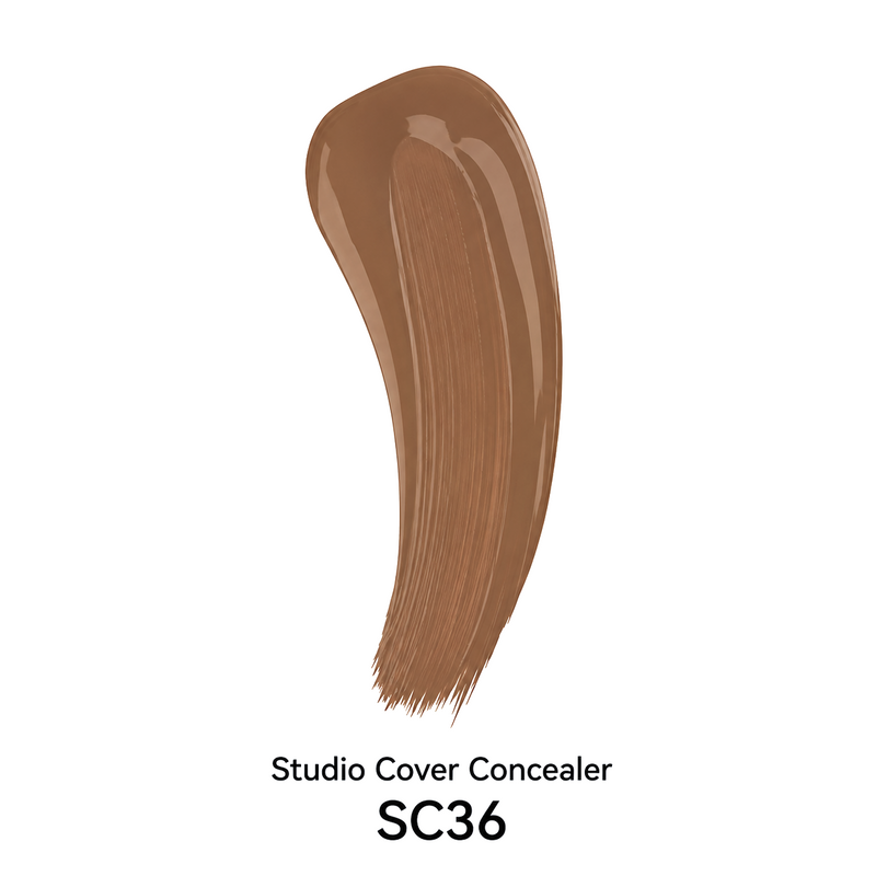 Sydoni Skincare and Beauty SYDONI STUDIO COVER SOFT MATTE LIQUID CONCEALER – Flawless Coverage, Seamless Finish 0.35 OZ. Liquid Concealer White Smoke SC36-Neutral Tan