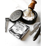 Brooklyn Grooming Wood Shaving Bowl - Charcoal Shaving Bowl Light Gray