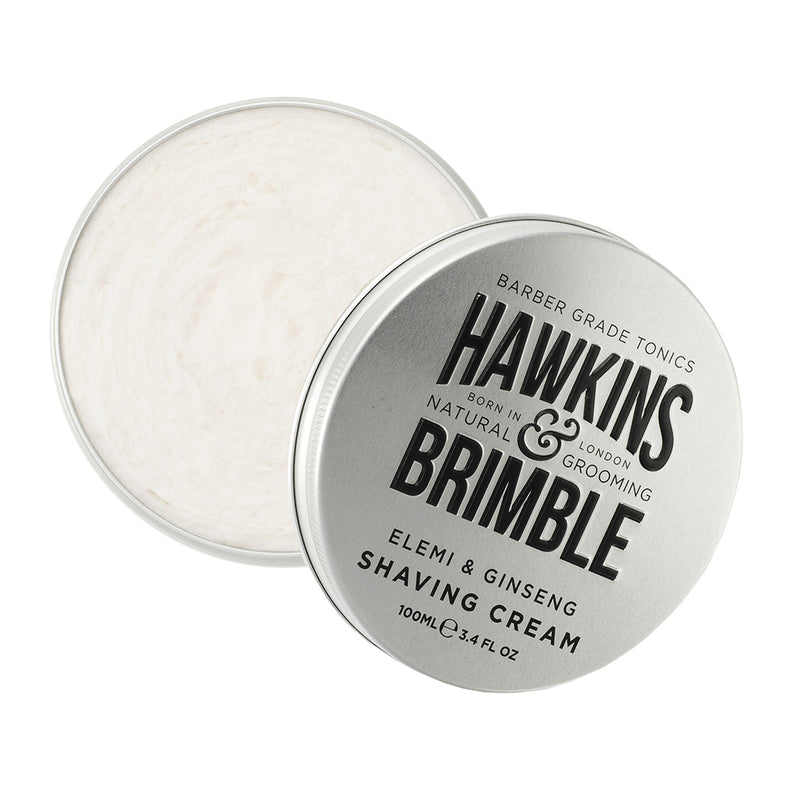 Hawkins & Brimble COM Shaving Cream 100ml / 3.4 fl oz Shaving Cream Light Gray