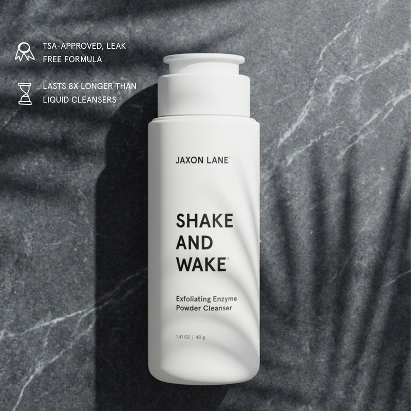 JAXON LANE Shake And Wake - Exfoliating Enzyme Powder Cleanser face wash Black