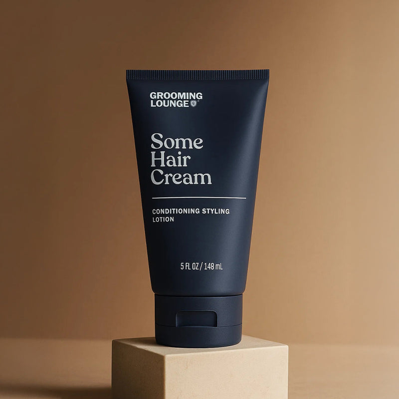Grooming Lounge Grooming Lounge Some Hair Cream - Best Hair Styling Lotion For Men Styling Aids Dark Olive Green