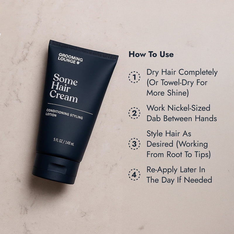 Grooming Lounge Grooming Lounge Some Hair Cream - Best Hair Styling Lotion For Men Styling Aids Gray
