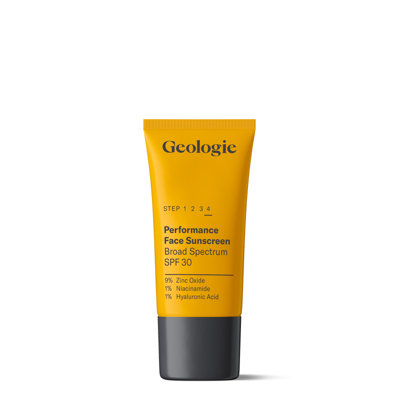 Geologie Broad-Spectrum SPF30 Face Sunscreen Full Size Bottle Black Travel Size / 1-Pack