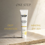 Morning Person Beauty Daily Repair Moisturizer with Mineral SPF 50+ Sunscreen Moisturizer Dark Gray