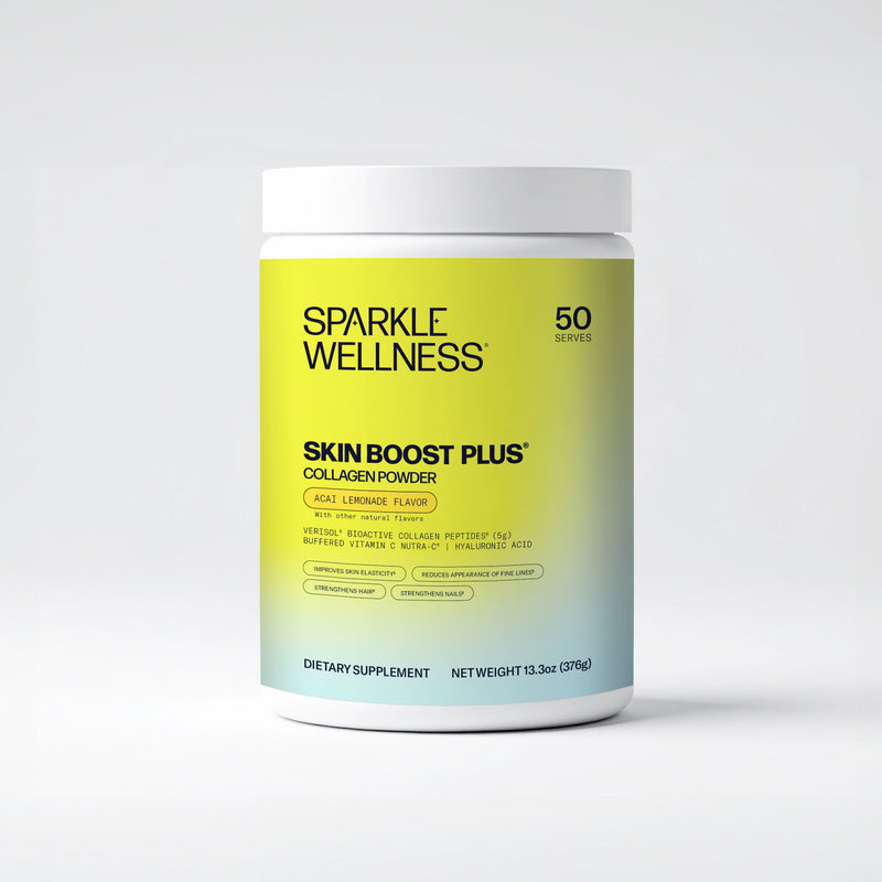 Sparkle Wellness Skin Boost Plus Dietary Supplement Lavender Acai Lemonade / 50-serve