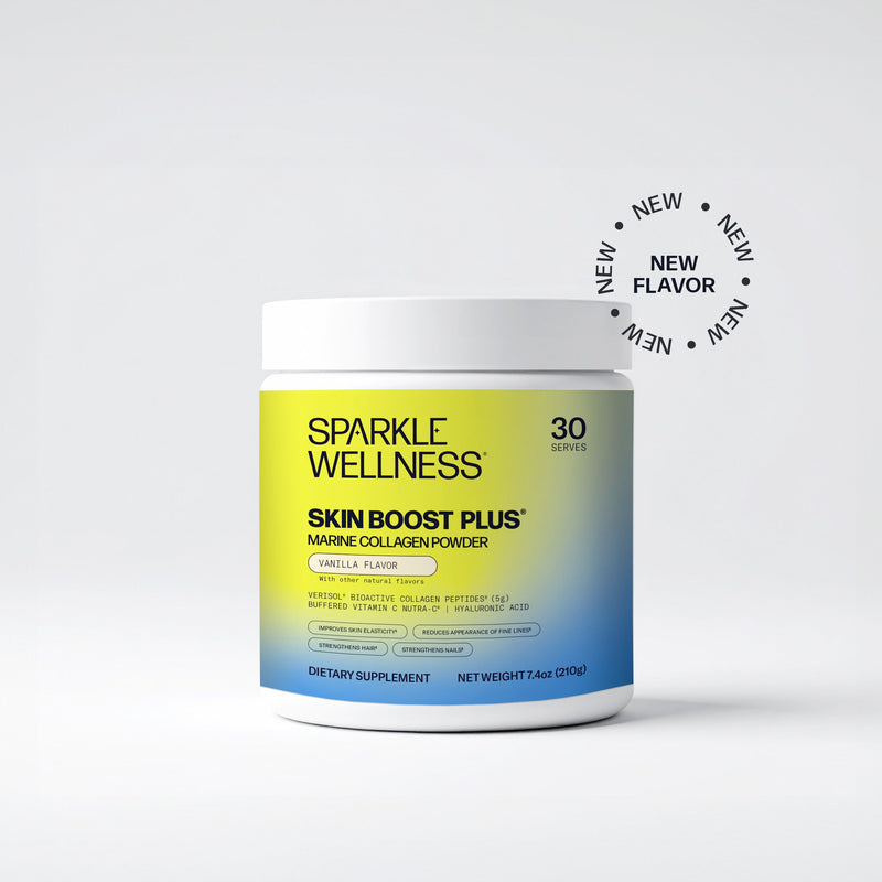 Sparkle Wellness Skin Boost Plus Marine Dietary Supplement Lavender Vanilla / 30 serves