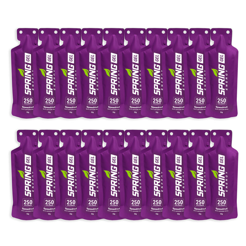 myspringenergy Nuts And Berries with 50 mg Caffeine (Vegan) 250 Kcal- Speednut Gel Dark Slate Blue 20 pack