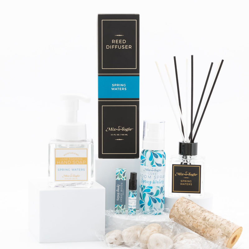 MIXOLOGIE Mixologie Spring Waters Home Products White Smoke Luxe Room Spray,Reed Diffuser