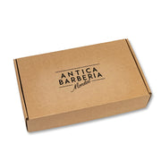 Antica Barberia Mondial US Balsamic Classic Shaving Gift Box: Brush + Aftershave Balm + Shaving Cream Gift Set White Smoke