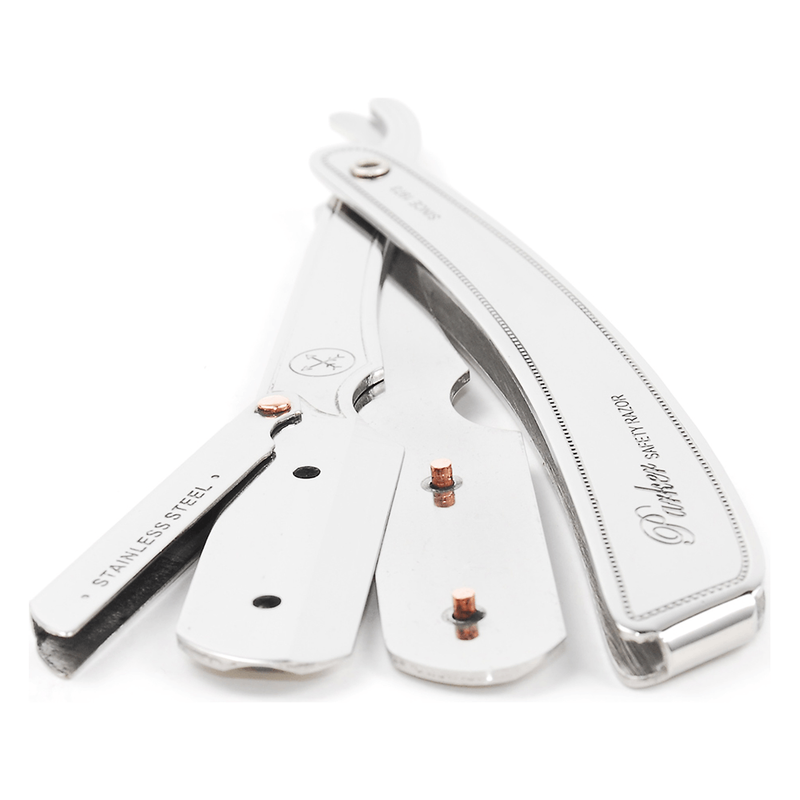 Parker Parker SRX Heavy Duty Stainless Steel Handle Clip Type Barber Straight Razor Razor Lavender
