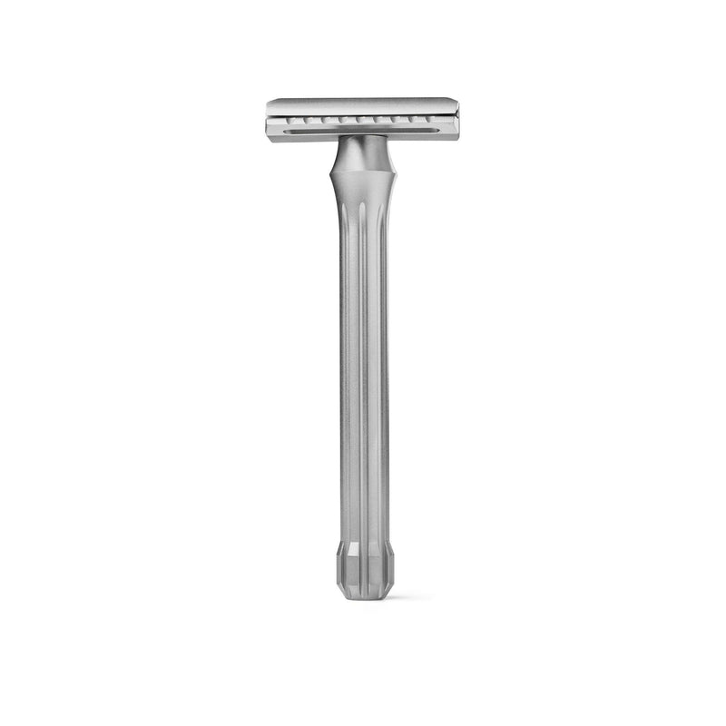 Blackland Razors Blackbird Razor White Smoke Machined / Standard / Safety Bar,Machined / Standard / Lite SB,Machined / Standard / Open Comb,Machined / Long / Safety Bar,Machined / Long / Lite SB,Machined / Long / Open Comb,Satin / Standard / Safety Bar,Satin / Standard / Lite SB,Satin / Standard / O