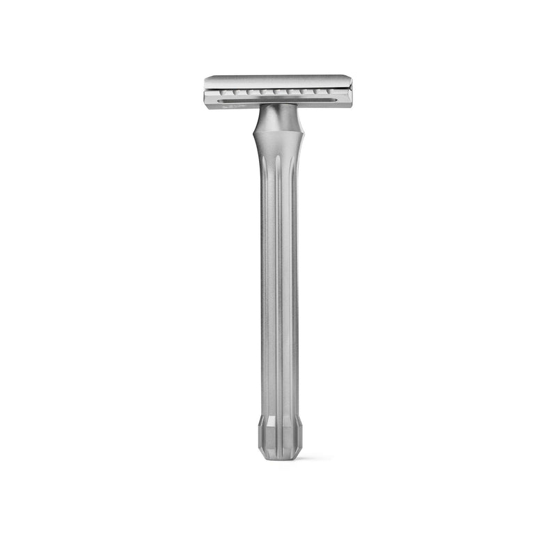 Blackland Razors Blackbird Razor White Smoke Machined / Standard / Safety Bar,Machined / Standard / Lite SB,Machined / Standard / Open Comb,Machined / Long / Safety Bar,Machined / Long / Lite SB,Machined / Long / Open Comb,Satin / Standard / Safety Bar,Satin / Standard / Lite SB,Satin / Standard / O