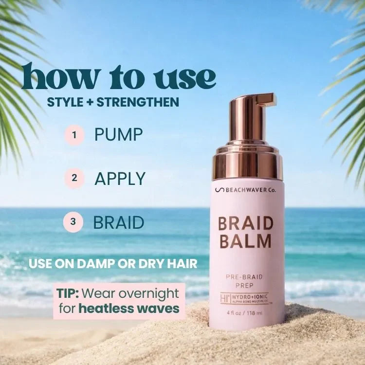 The Beachwaver Co. Braid Balm Pre-Braid Prep Hair Care Lavender