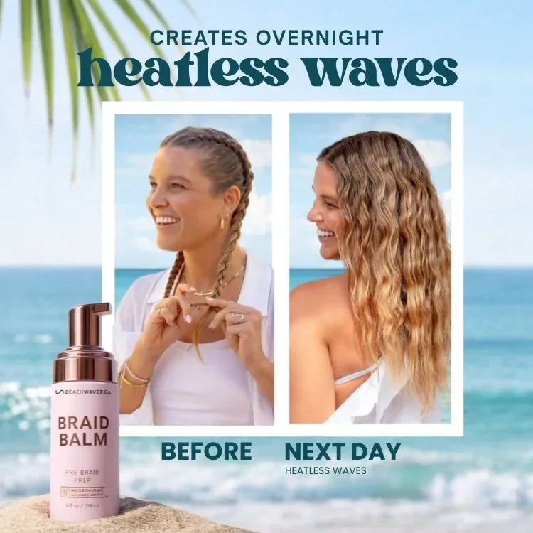 The Beachwaver Co. Braid Balm Pre-Braid Prep Hair Care Alice Blue
