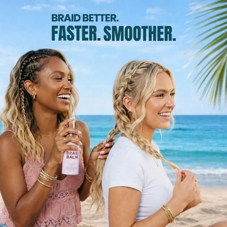 The Beachwaver Co. Braid Balm Pre-Braid Prep Hair Care Light Sky Blue