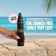 The Beachwaver Co. Me & My Curls Creamy Curl Mousse Hair Care Light Steel Blue Full Size (7oz),Travel Size (1.3oz)