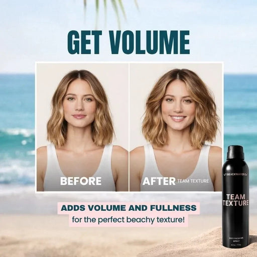 The Beachwaver Co. Team Texture Dry Finishing Spray Hair Care Alice Blue Full Size (6.3oz),Travel Size (1.3oz)