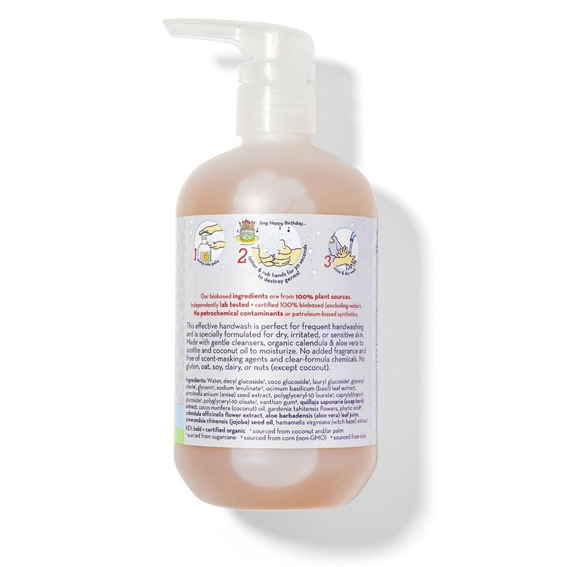 California Baby (No Fragrance) Super Sensitive™ Moisturizing Handwash Handwash White Smoke 8.5oz/251mL,19oz/562mL,64oz/half gallon,2oz/59mL