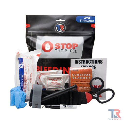 True Rescue STB Kit - Mylar Bleeding Control Kit Dark Slate Gray Standard (C-A-T® Gen 7)