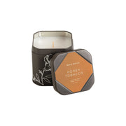 Rosy Rings Accent Tin Candle - Honey Tobacco Signature Tin Candle Rosy Brown