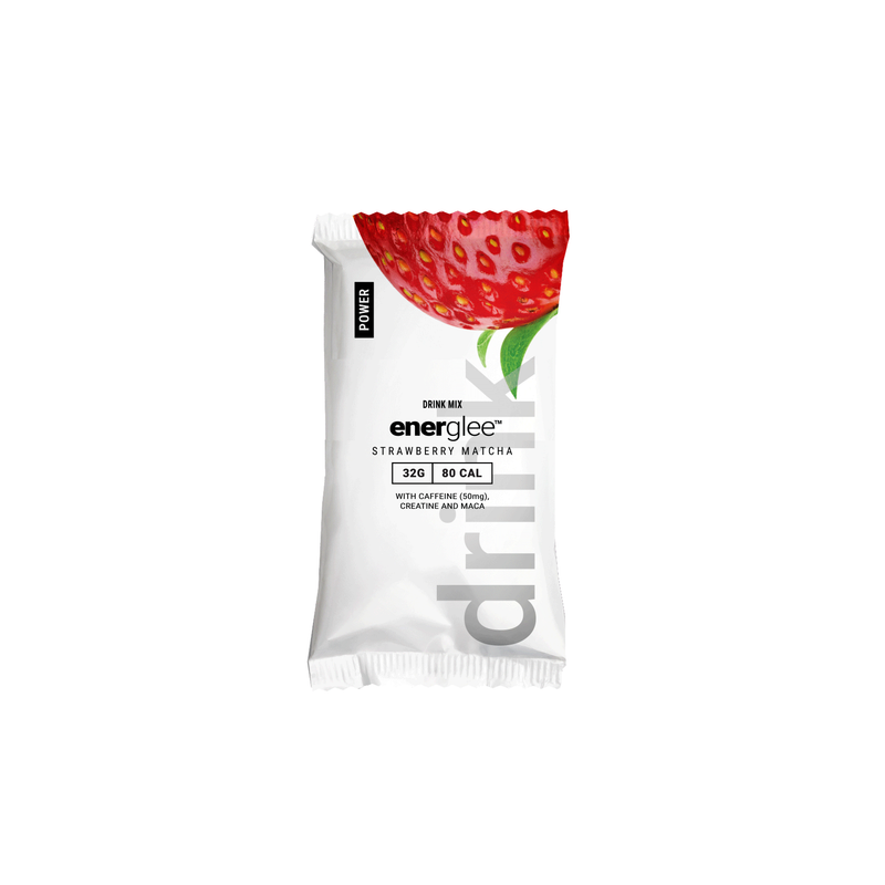 myspringenergy Strawberry Matcha Creatine Power Drink w/Adaptogens Drink Mix White Smoke 1 Pouch,5 Pouches,10 Pouches