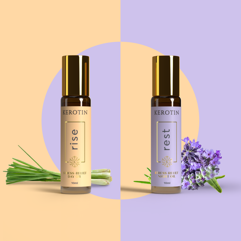Kerotin Rise & Rest Stress-Relief Oils Wheat Rise & Rest (20% OFF),Rise,Rest