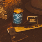 Good & Well Supply Co Glacier National Park Candle Candles Dark Slate Gray Half Pint / 8oz / Cotton Wick,Pint / 14oz / Cotton Wick