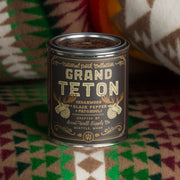 Good & Well Supply Co Grand Teton National Park Candle Candles Black Half Pint / 8oz / Cotton Wick,Pint / 14oz / Cotton Wick