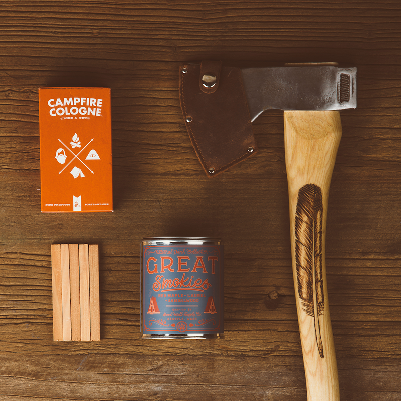 Good & Well Supply Co Great Smokies National Park Candle Candles Dark Olive Green Half Pint / 8oz / Cotton Wick,Pint / 14oz / Cotton Wick