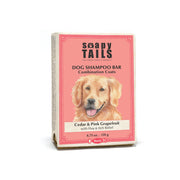 Soap Cauldron Dog Shampoo Bar Cedar & Pink Grapefruit Combination Coats Soapy Tails Light Salmon 4.75oz.