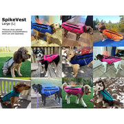 CoyoteVest SpikeVest Vest White Smoke Mini / Red,Mini / Yellow,Mini / Neon Pink,Mini / Turquoise,Mini / Royal Blue,Mini / Texas Tan,Mini / Fluorescent Orange,Extra Small / Red,Extra Small / Yellow,Extra Small / Neon Pink,Extra Small / Turquoise,Extra Small / Royal Blue,Extra Small / Texas Tan
