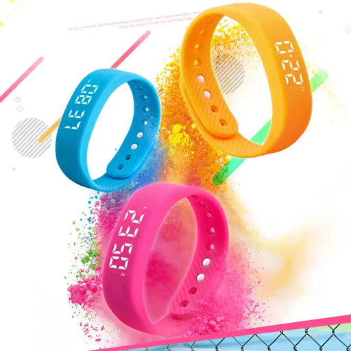 SmartPursue™ LED Digital Smart Bracelet Smart bracelet White Smoke Blue,Pink,Black
