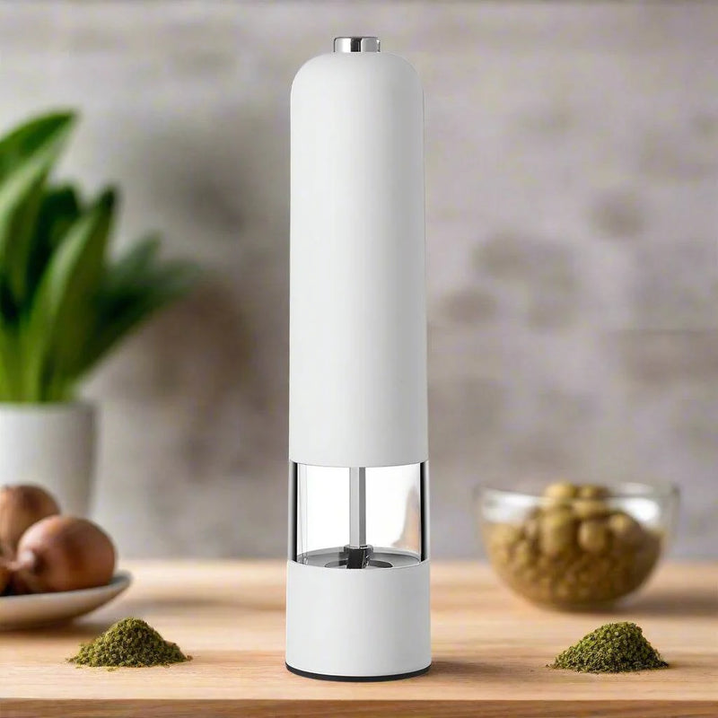 SmartPursue™ Electric Salt and Pepper Grinder Spice Grinders Rosy Brown WHITE