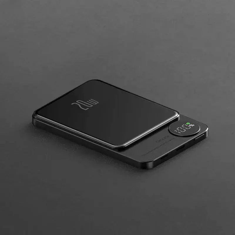 SmartPursue™ PowerHub ChargeMate wireless charger MagSafe Power Bank for iphone wireless power bank Dark Slate Gray Grey / 5000mAh,Grey / 10000mAh