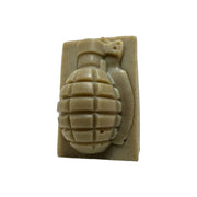 kbarsoapco Salt Dog Natural Grenade Soap (Tea Tree, Exfoliant) Dim Gray