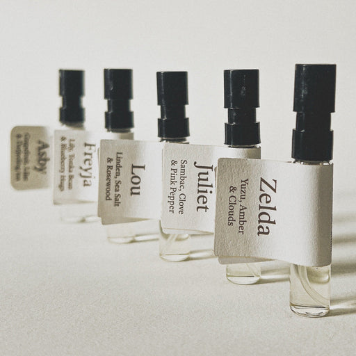 Sweet Anthem Individual Perfume Samples Perfume Light Gray Asby,Billie,Emily,Freyja,Juliet,Lou,Noémie,Phoebe,Zelda
