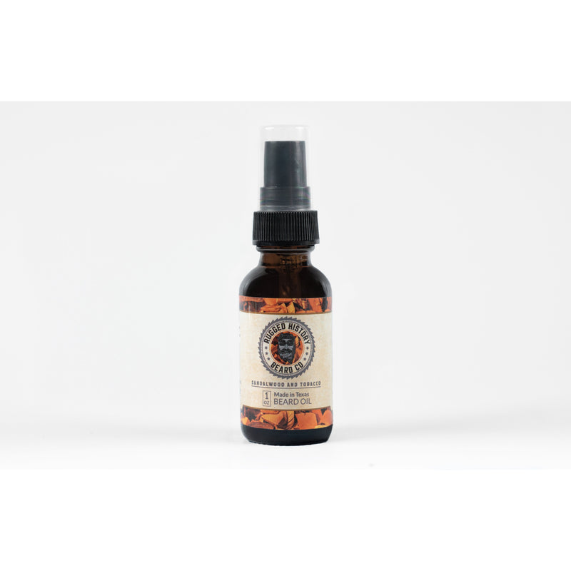 Rugged History Beard Co. Beard Oil White Smoke Barbershop,Bayrum,bourbon barrel,Bourbon Tobacco,Calico Jack's Revenge,Caribbean tides,Cedar & Amber,Cedar & Rum,Cherry Pipe Tobacco,Cibola,Chisholm Trail,Citrus blast,Dragons blood,Egyptian souk,Elixir of relaxation,Fragrance of the gods,Gambler's Reserv