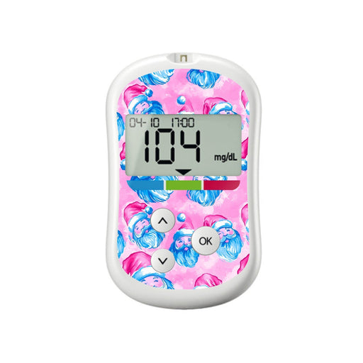 Peelz Santa Sticker for OneTouch Verio Flex Glucometer Peelz/Stickers White Smoke