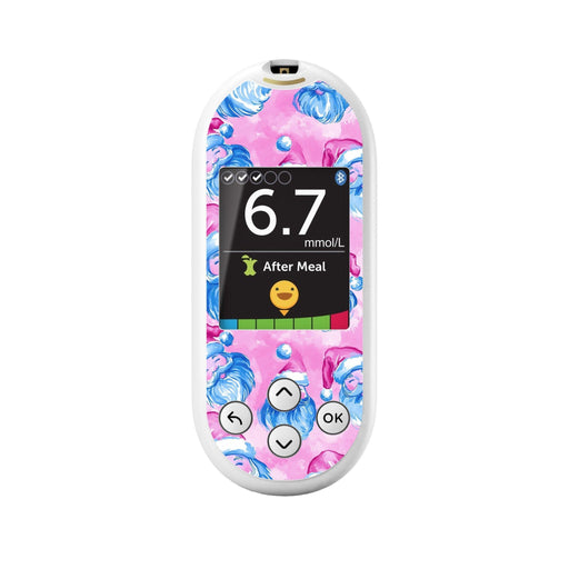 Peelz Santa Sticker for OneTouch Verio Reflect Glucometer Peelz/Stickers White Smoke