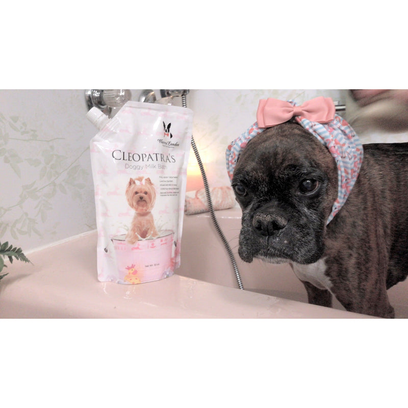 Warren London Cleopatra's Doggy Milk Bath Spa Product Gray 32oz,12oz