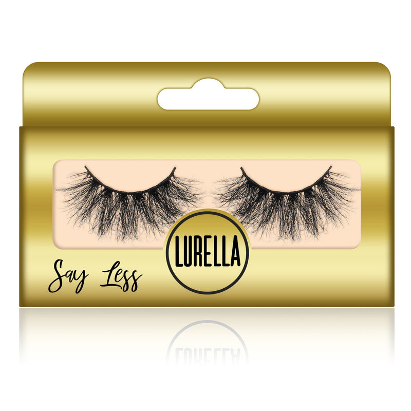 Lurella Cosmetics 3D Mink Eyelashes - Say Less False Eyelash Seashell