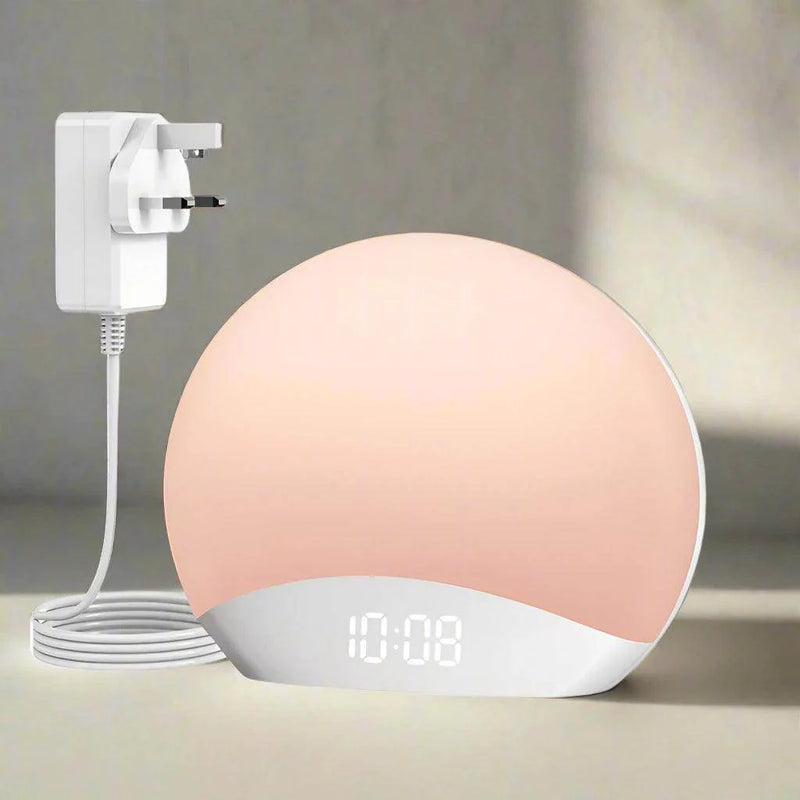 SmartPursue™ Sunrise Alarm Clock Alarm Clocks Light Slate Gray British
