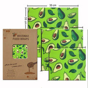 SmartPursue™ Eco-Friendly Reusable Food Wraps beeswax food wraps