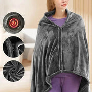 SmartPursue™ USB Electric Heated Throw Blanket Wearable Heated Blanket Dark Slate Gray