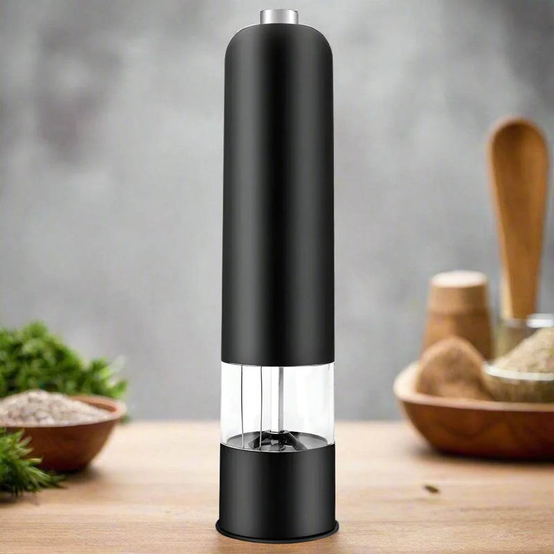 SmartPursue™ Electric Salt and Pepper Grinder Spice Grinders Gray black