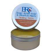 By Robin Creations Scar & Stretch Mark Fading Balm for Face & Body Skin Care White Smoke 4 oz Tin
