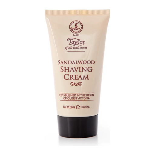 Taylor Of Old Bond Street Taylor Of Old Bond Street Sandalwood Shaving Cream Travel Tube 1.7 Oz Shaving Cream Light Gray