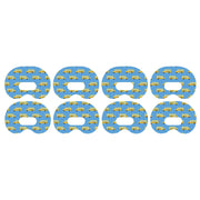 Peelz School Bus Medtronic Guardian Connect Patch Tape - Pump Peelz Patch Medical Tape White Smoke 4-Pack Medtronic CGM Tape